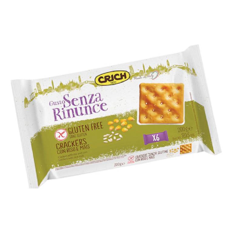 GUSTO S/RINUNCE CRACKERS 200G